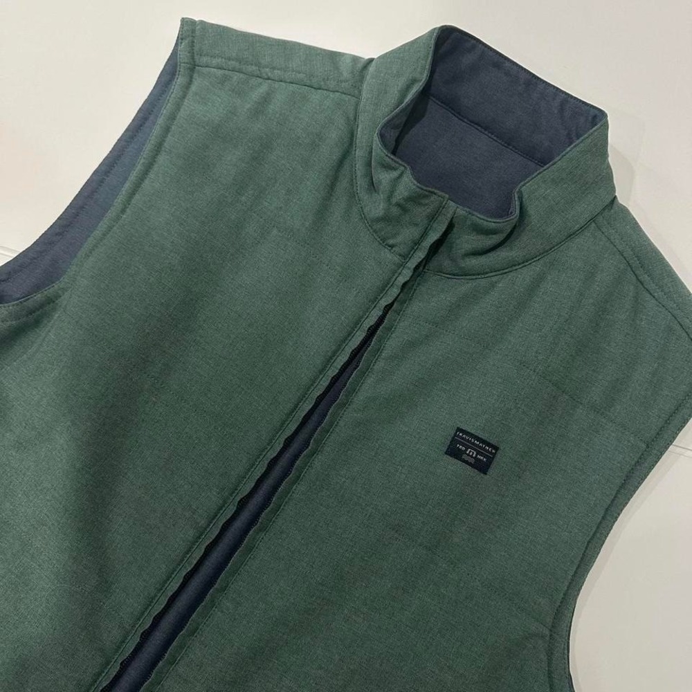 Travis Mathew Reversible Vest Golf Performance Full Zips Men's Large